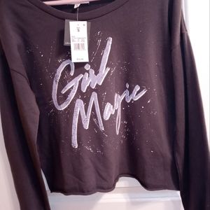 Grayson Threads Gray sweatshirt size S